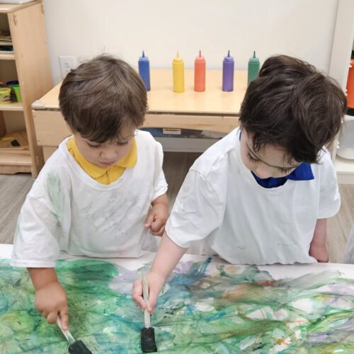 School for toddlers with hands-on learning